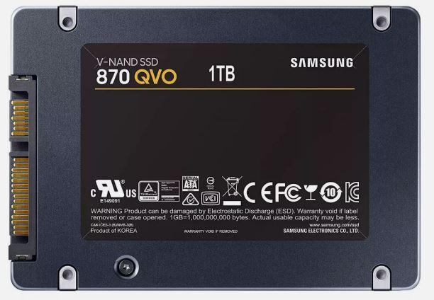 Samsung Ssd 870 QVO 1TB SATA 2.5 MZ-77Q1T0BW Samsung Ssd 870 QVO 1TB SATA 2.5 MZ-77Q1T0BW